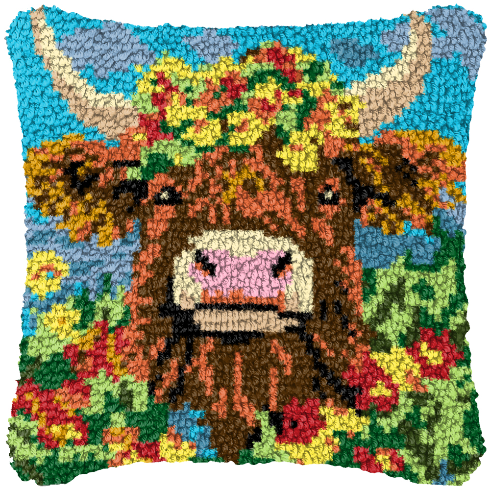 Dog Cow Latch Hook Pillow Smyr - Sewing Pin Cushion recension och pris