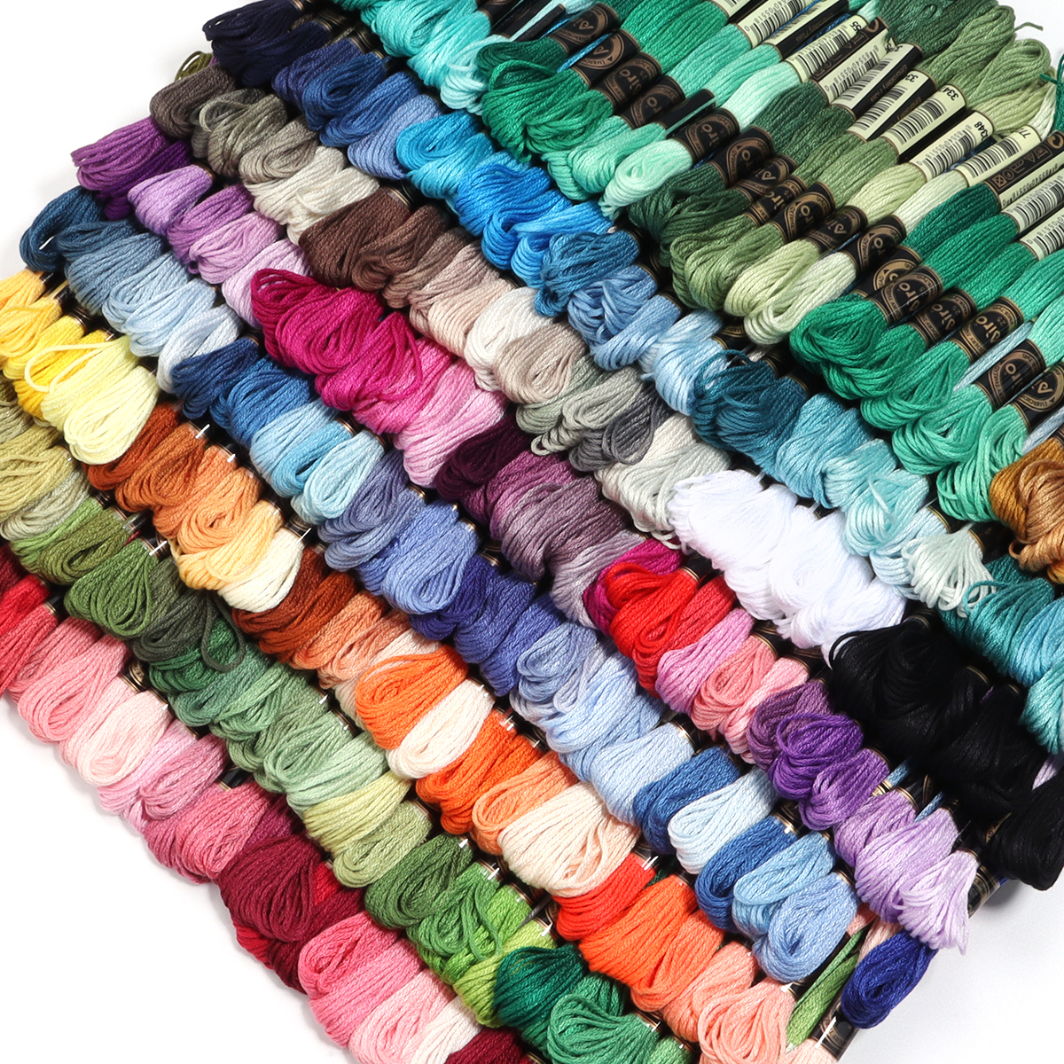 6Pcs/Lot Multicolor Polyester  - Embroidery Floss Thread recension och pris