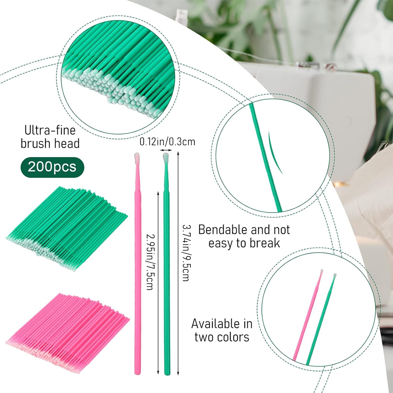 200 Pcs Sewing Machine Cleanin - Sewing Production recension och pris