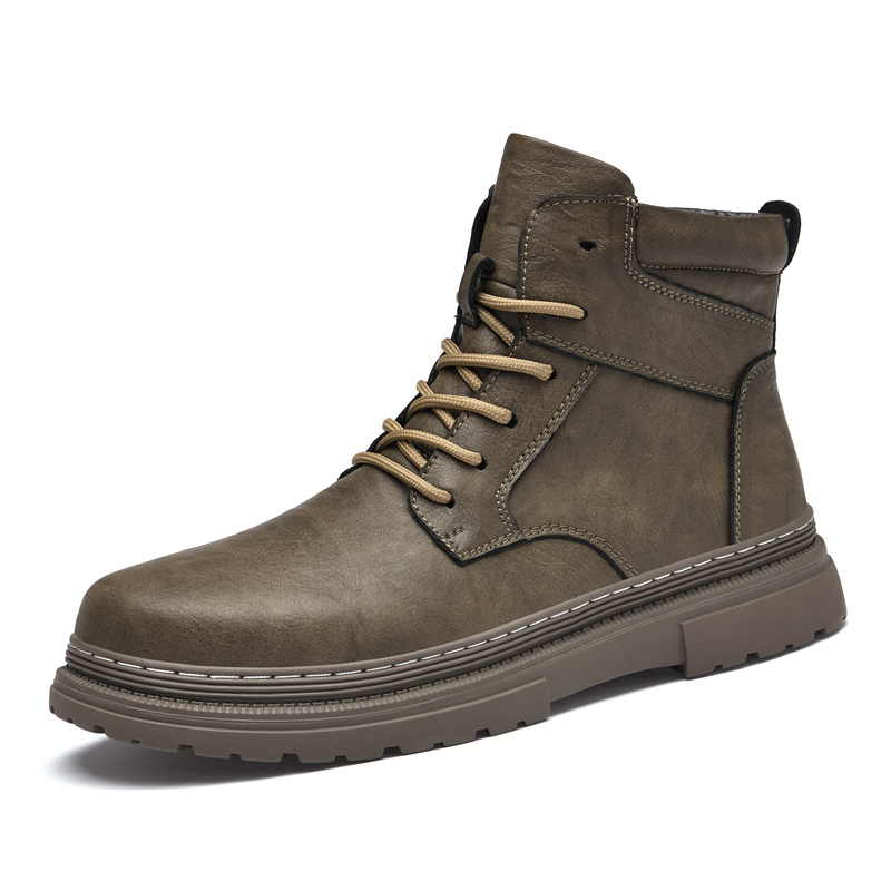 Warm Winter Men Leather Shoes  - Sewing Latex recension och pris