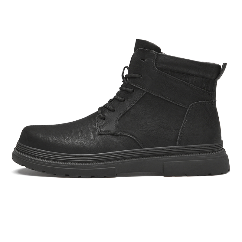 Warm Winter Men Leather Shoes  - Sewing Latex recension och pris