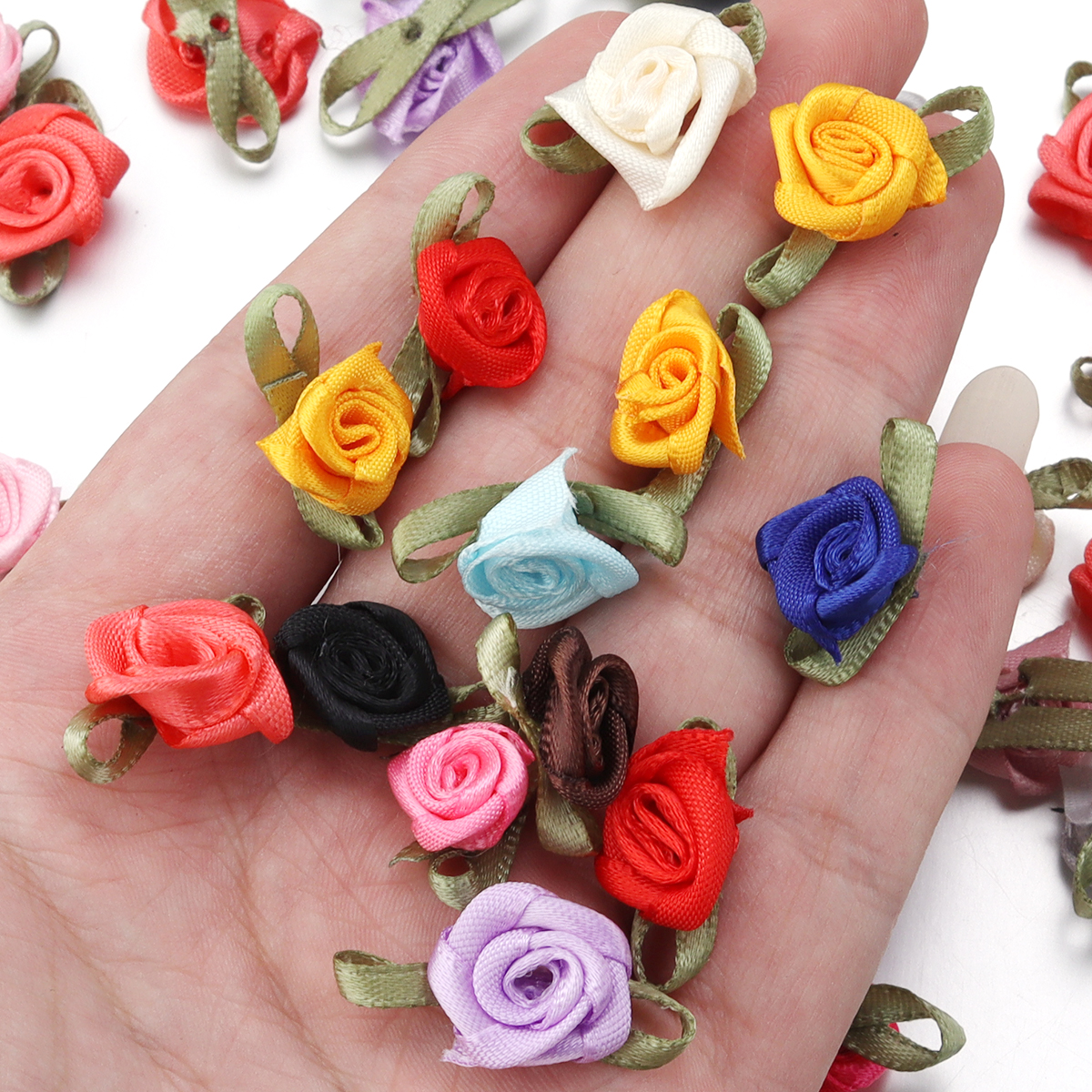 50Pcs 1.5x2.5cm 18 Colors For  - Sewing Production recension och pris