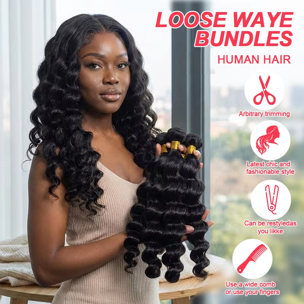 Raw Human Hair Bundles Brazili - Sewing Technology recension och pris