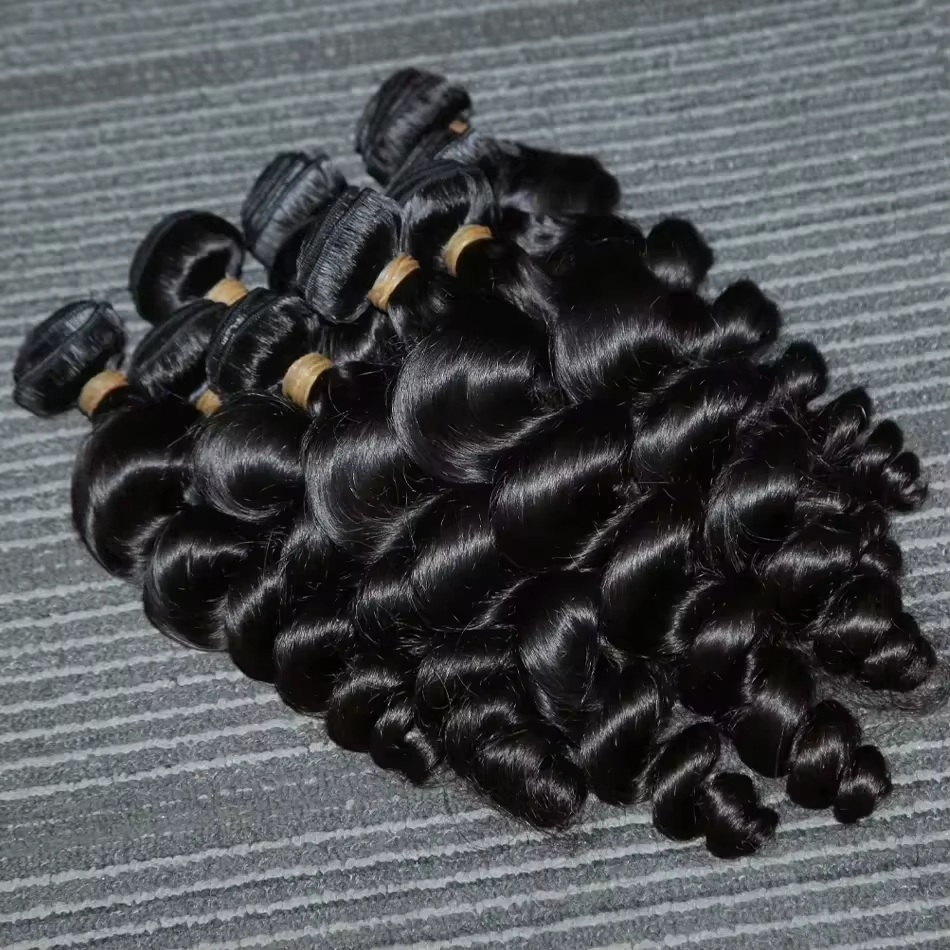Raw Human Hair Bundles Brazili - Sewing Technology recension och pris