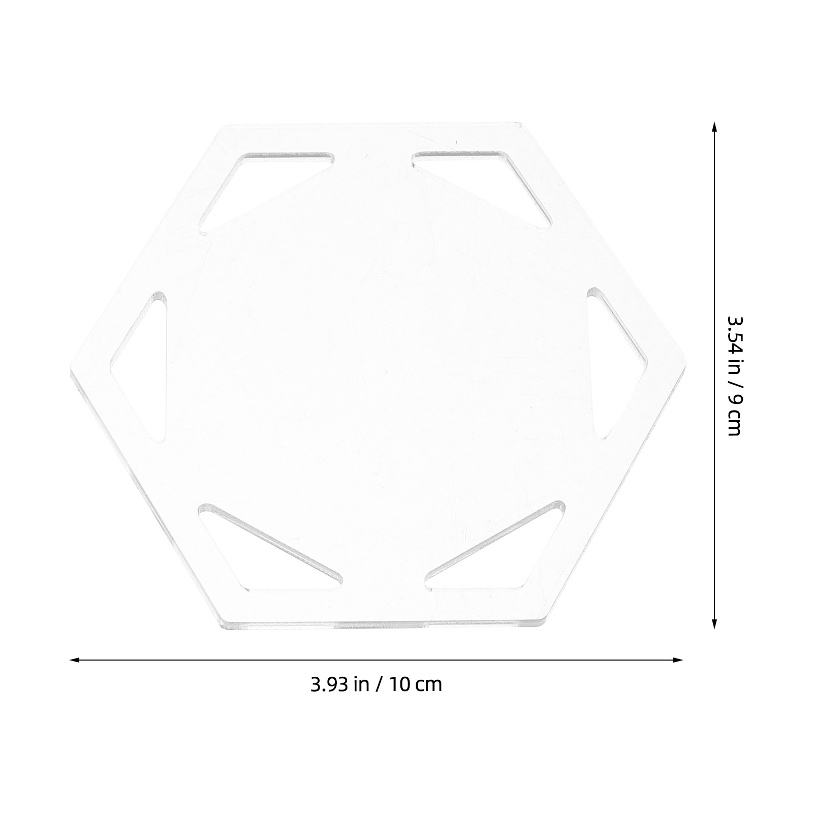 5Pcs Quilting Templates Hexago - Sewing Production recension och pris