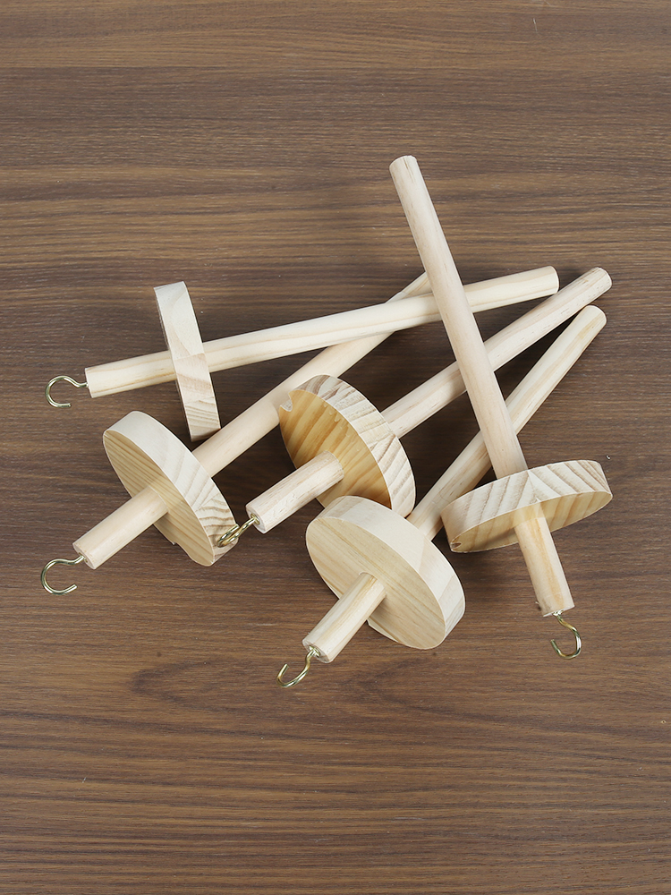 Wooden Spinning Mallet DIY Yar - Sewing In Textile recension och pris