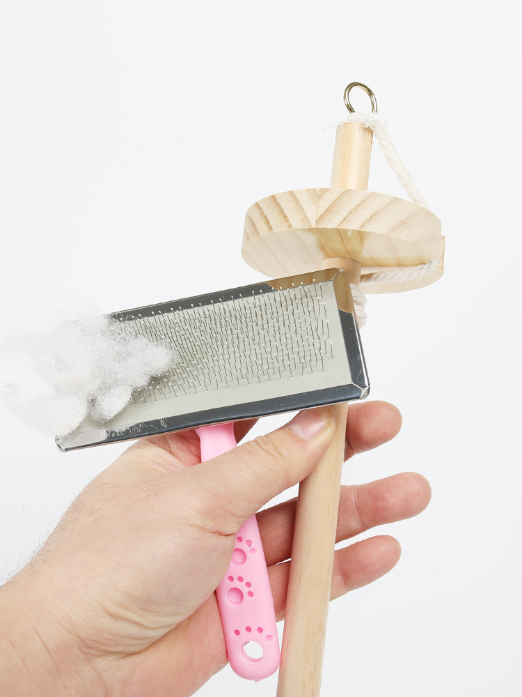 Wooden Spinning Mallet DIY Yar - Sewing In Textile recension och pris