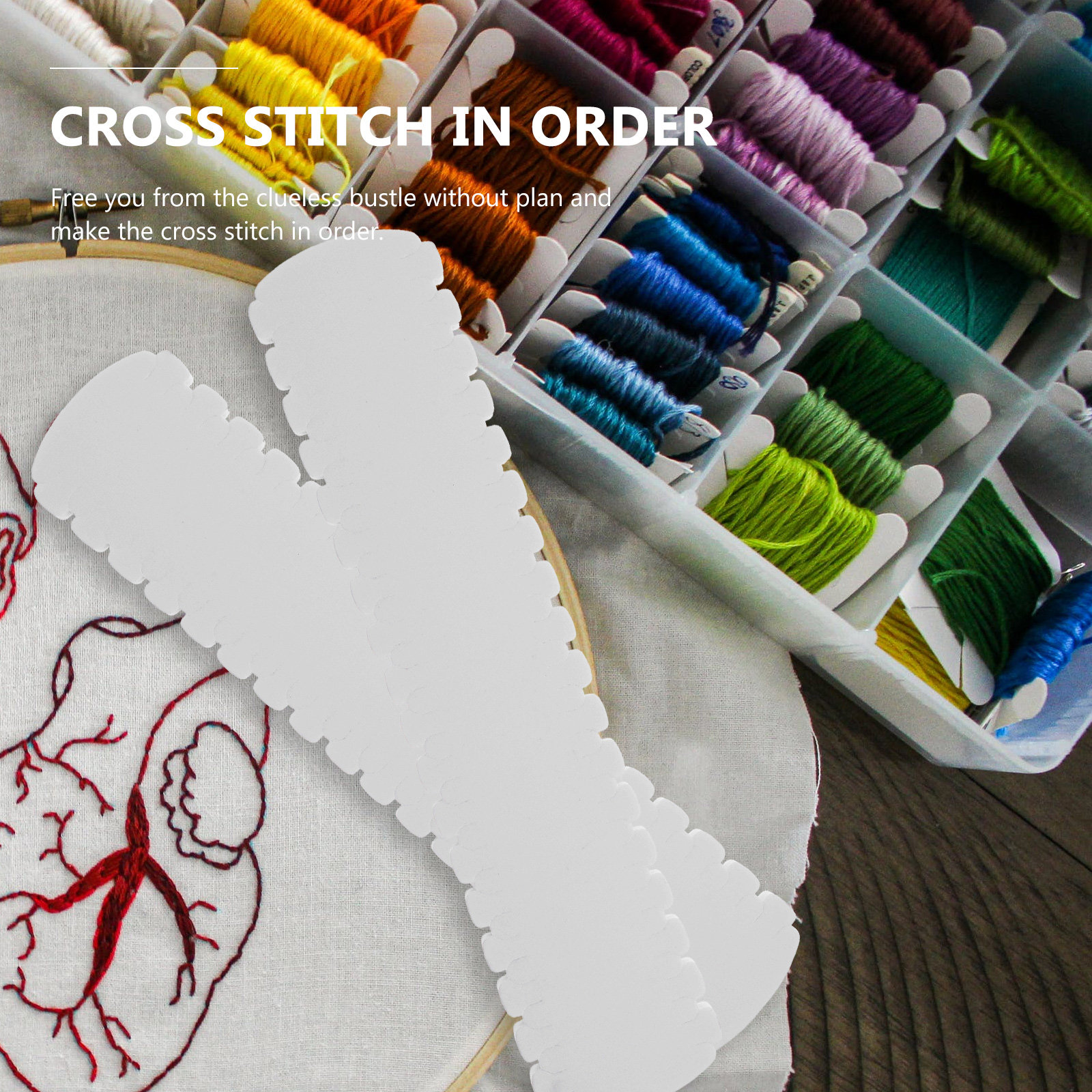 10Pcs Thread Bobbin Holder Com - Embroidery Floss Thread recension och pris