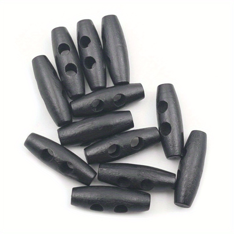 50pcs Recycled Wood Horn Toggl - Sewing Recycling recension och pris