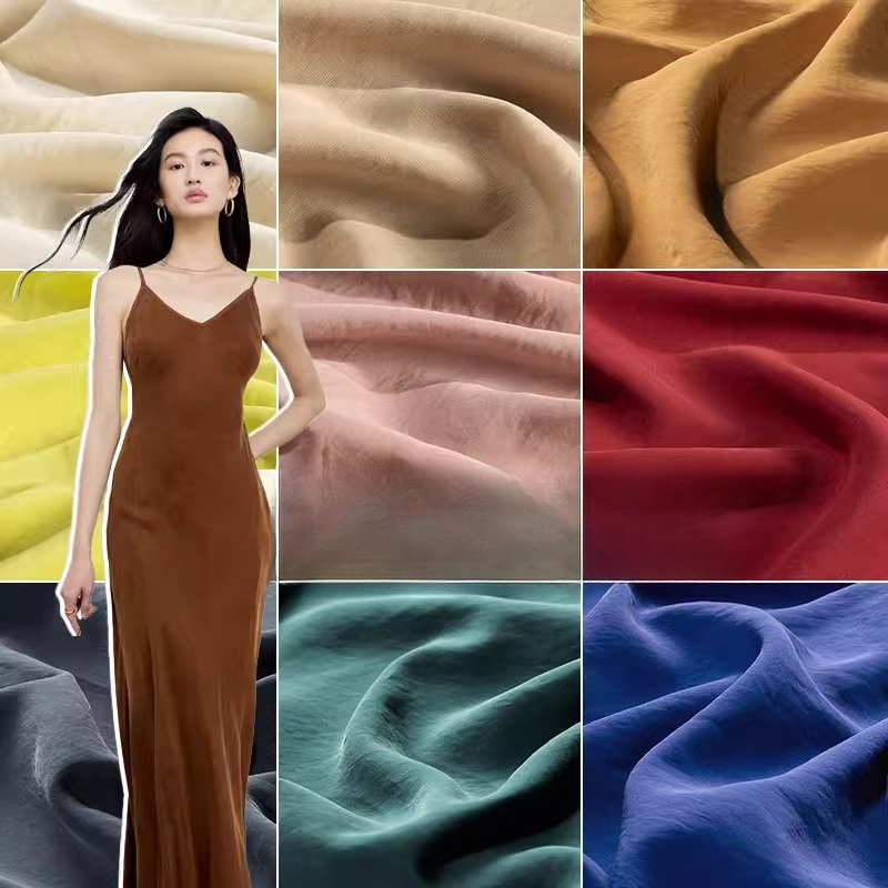 Sand-washed Cupro Fabric By Th - Sewing Recycling recension och pris