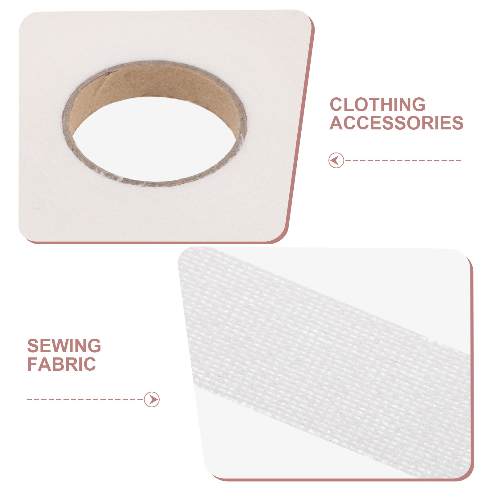 1Set Non-Woven Fusible Interfa - Hem Tape Fusible recension och pris
