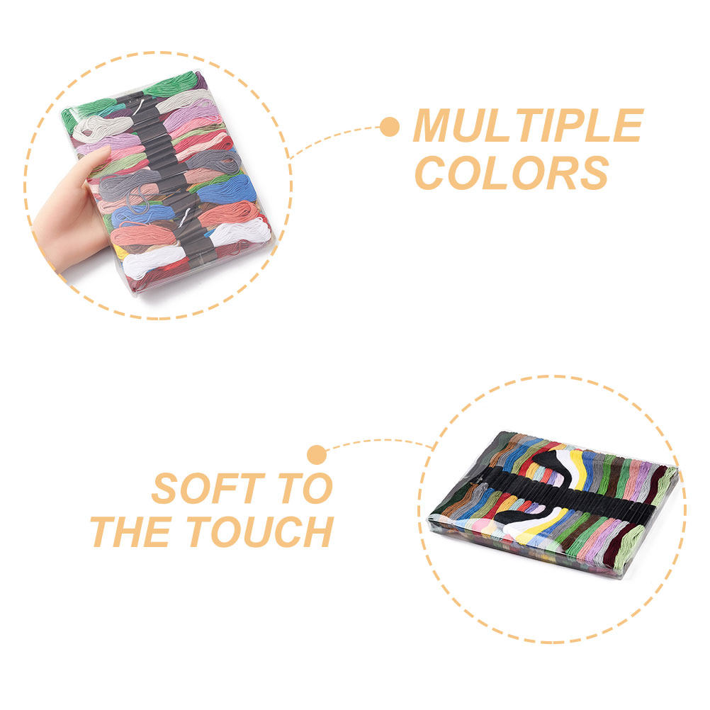50 Bundles Cross Stitch Floss  - Embroidery Floss Thread recension och pris