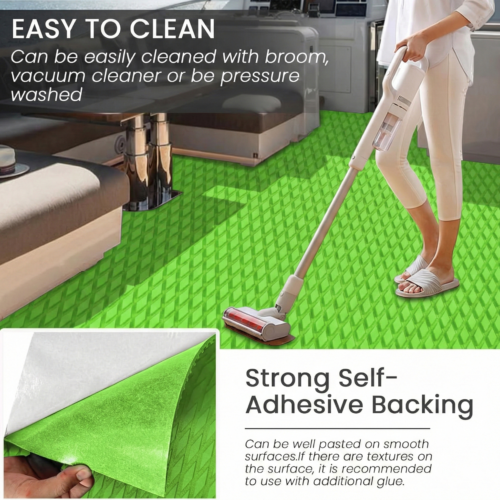 2400x550x5mm EVA Boat Decking  - Cutting Mat Self Heal recension och pris