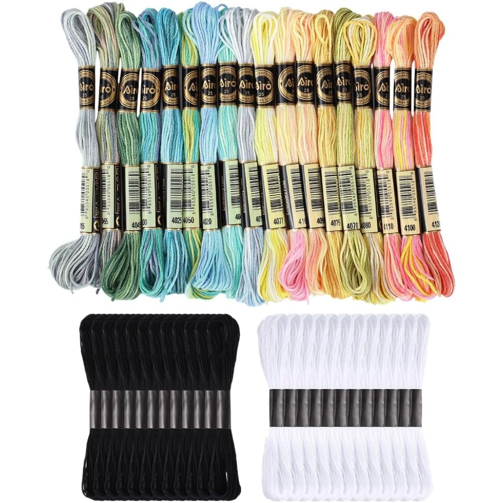 42 Skeins Polyester Embroidery - Embroidery Floss Thread recension och pris